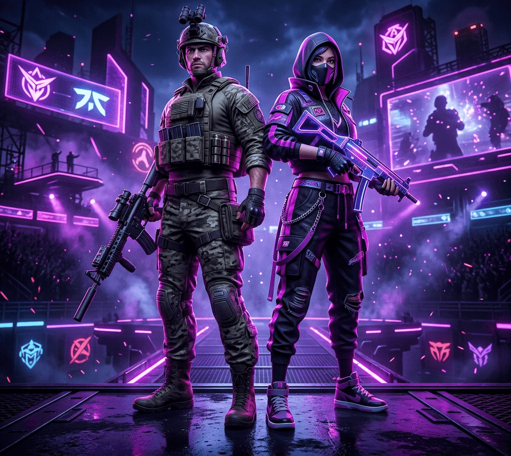 BGMI & Free Fire Characters